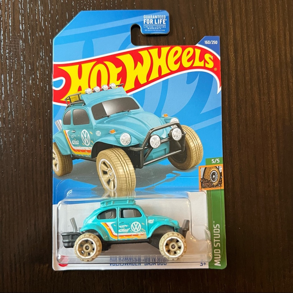 Hot Wheels Mud Studs Teal Volkswagen Baja Bug 5/5 160/250
